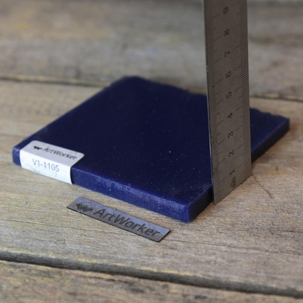 Смальта синего цвета, 200 гр, в кирпичиках V1-1105