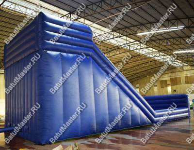 Надувная горка для зорба "Синяя волна"