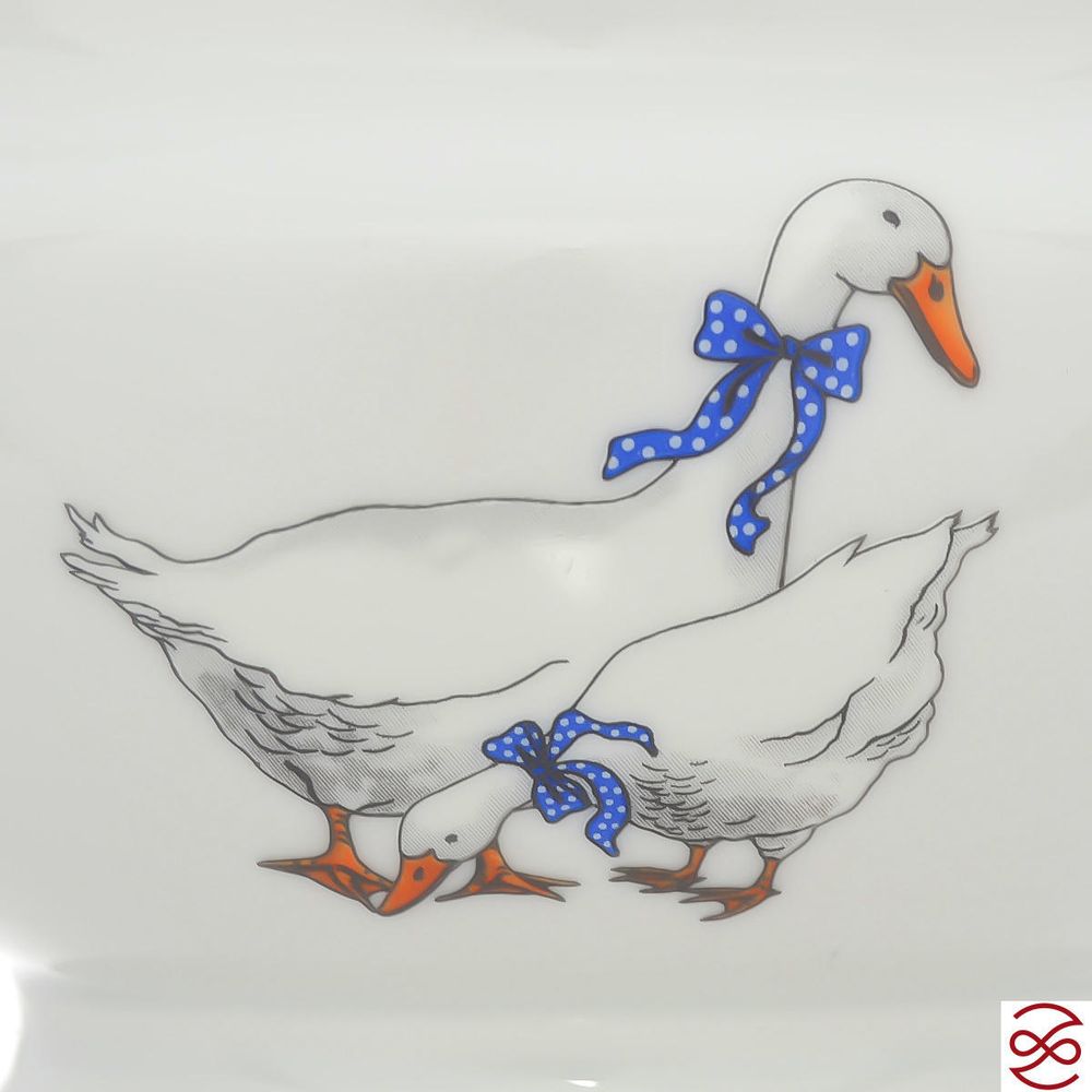 Соусник Dubi Гуси 0,3л, 22*8,5*9 см.