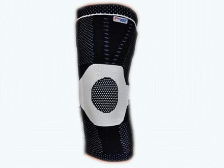 Наколенник трикотажный с силиконовыми вставками :(SKT 1413-S):