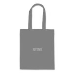 Шоппер серый с вышивкой фото