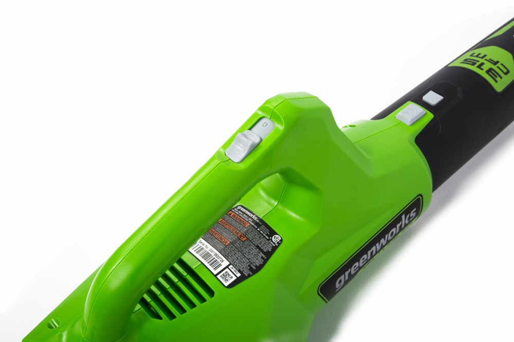 Воздуходувка аккумуляторная GREENWORKS G24ABK2 24V, c 1хАКБ 2Ач и ЗУ (2404807UA)