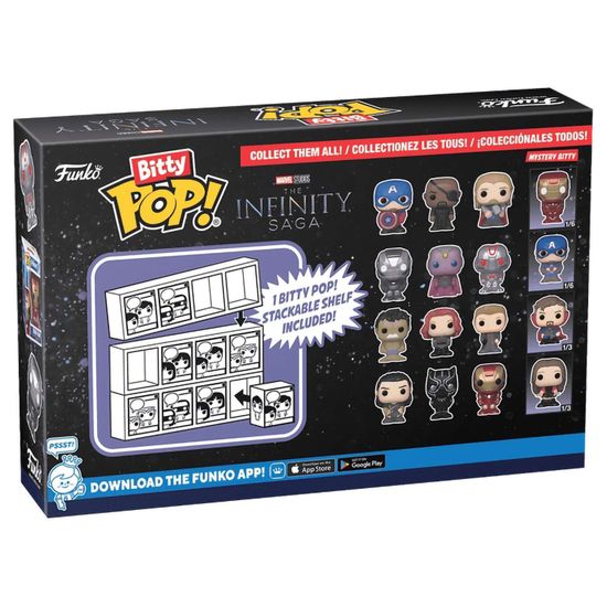 Фигурка Funko Bitty POP! Marvel Infinity Saga S3 War Machine+Vision+Ultron+Mystery(1 of 4) 4PK 71505 (10013160/070424/5019317/4, Китай)