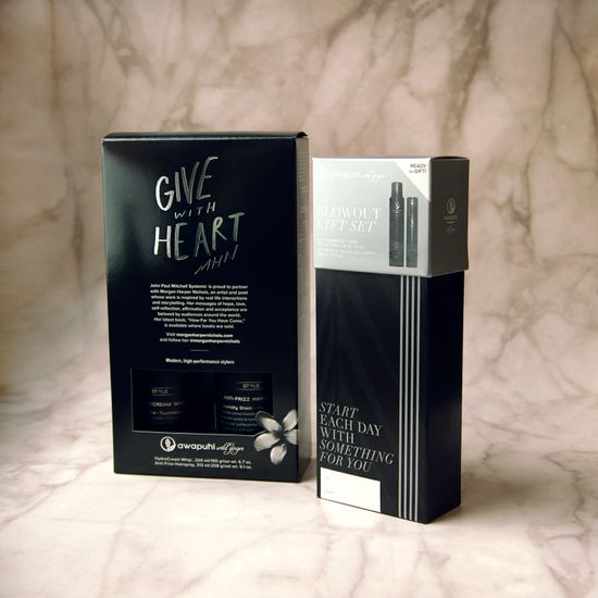 Paul Mitchell AWG Набор: Сухой шампунь Awapuhi Dry Shampoo Foam 200 мл, Увлажняющий спрей для укладки Hydromist Blow-Out Spray, 150ml