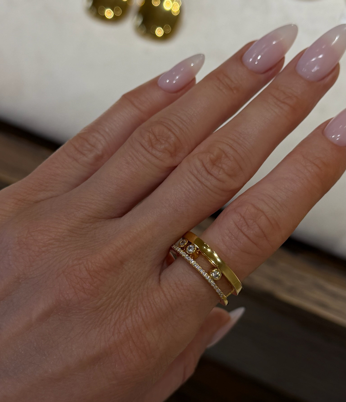 Кольцо Monika gold