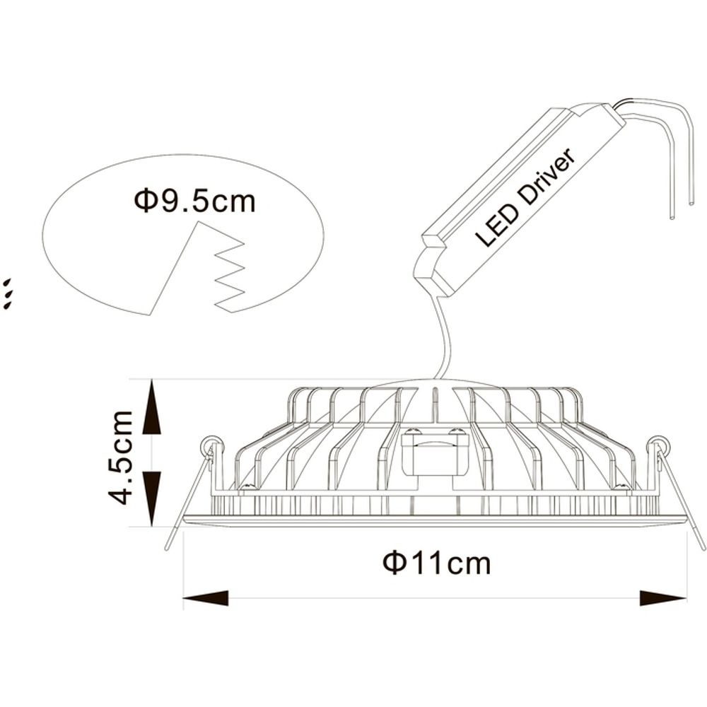 Точечный встраиваемый светильник Arte Lamp