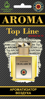 Ароматизатор для автомобиля AROMA TOP LINE №75 Oligarch картон