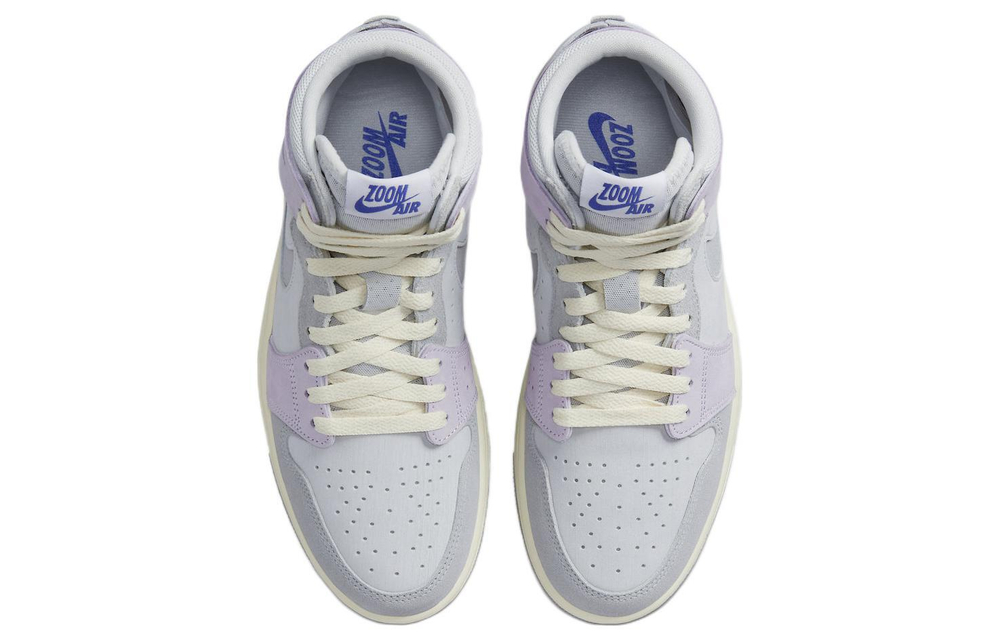 Кроссовки Jordan Air Jordan 1 High Zoom Cmft 2 "Light Smoke Grey And Barely Grape" (Женская размерная сетка)