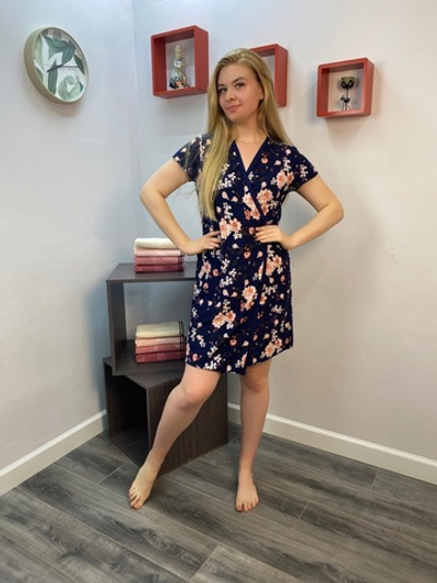 Халат женский "236 М.С" на запах (159)