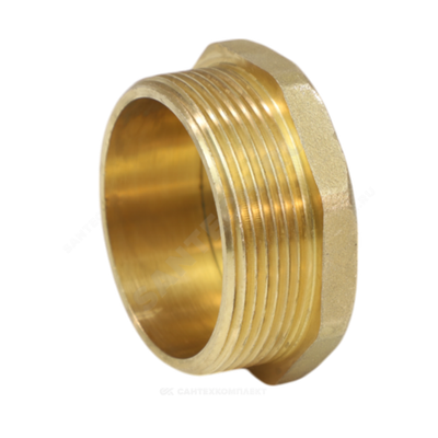 Заглушка латунь Ду 40 (1 1/2") НР VALFEX VF.583.L.112