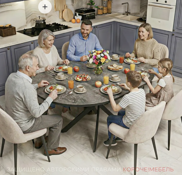 Как подобрать размер стола под кухню