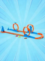 Автотрек Хот Вилс Тройная петля Track Creator JDW39