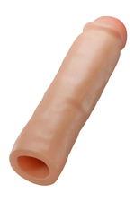 Телесная насадка-удлинитель Tenacity - 21,6 см. (Цвет: телесный)