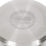 Набор посуды нерж, 6 пр, кастрюли 1.6,3.1,5.4 л, индукц, Daniks, Оптима, GS-01201-6S