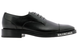 Balenciaga logo-print Derby shoes