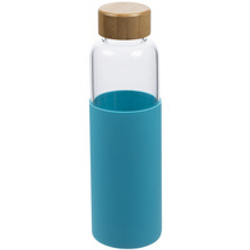 Бутылка для воды Dakar, прозрачная с бирюзовым