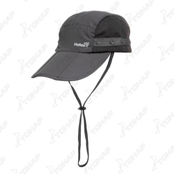 Бейсболка Helios с защитой шеи и лица (серый)