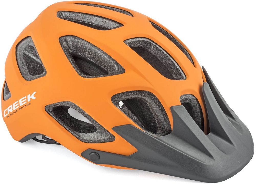 Шлем спортивный CREEK HST 161 17 отверстий ABS HARD SHELL/EPS мат.-оранж.-черный 54-57см (10) AUTHOR