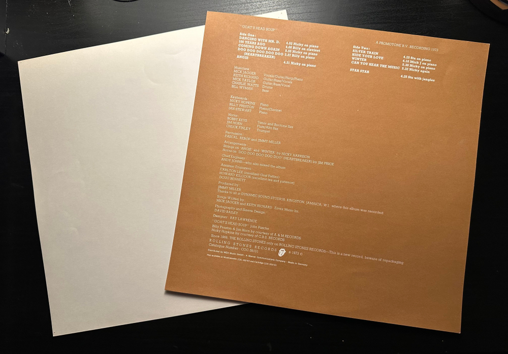 The Rolling Stones - Goat’s Head Soup (Германия 1973г.)