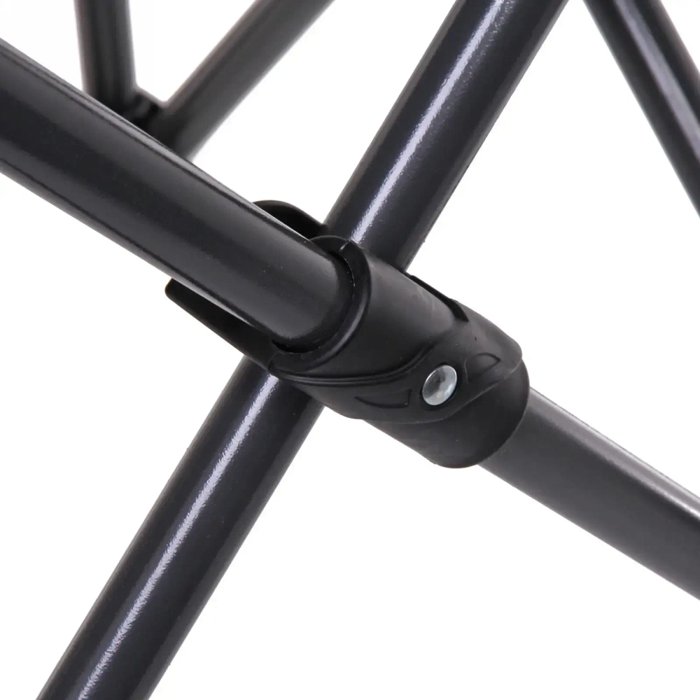 Кресло складное с подлокотниками до 120кг Турист 62*63*95см серо-зеленое