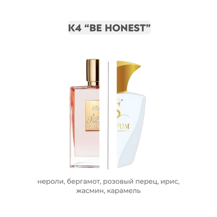 K4 BE HONEST по мотивам Love by kilian - by Kilian (women), парфюмерная вода