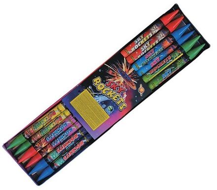 Ракеты "Sky Rockets II" GWR6106 к-т 12 шт *0.8" (1/36)
