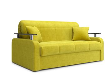 Диван Денвер 1,6 - Velutto 28 оливковый/  коричневая накладка