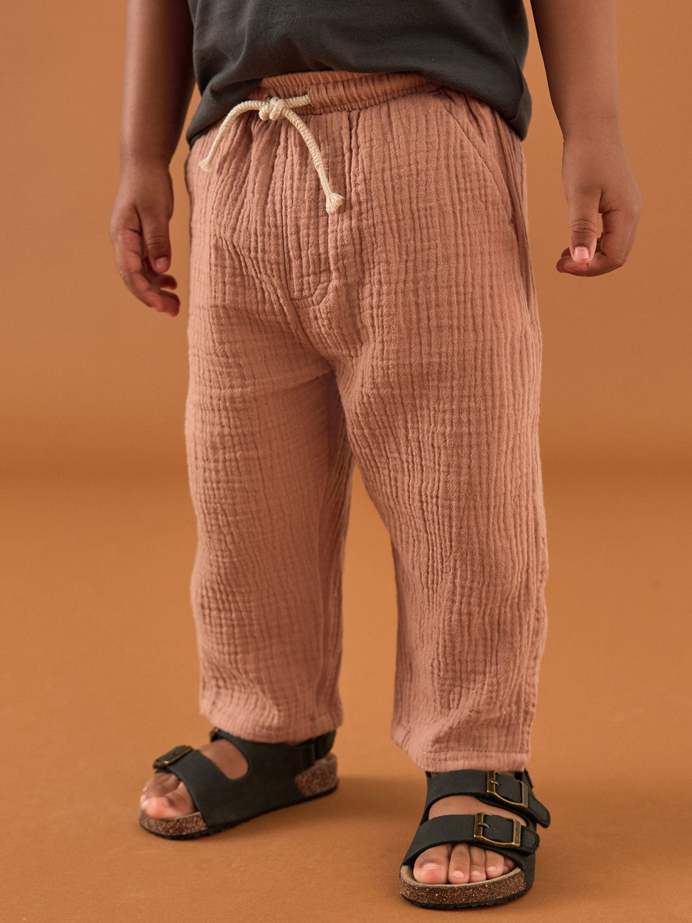 Брюки для мальчика Next AD1-822, Светло-кирпичный