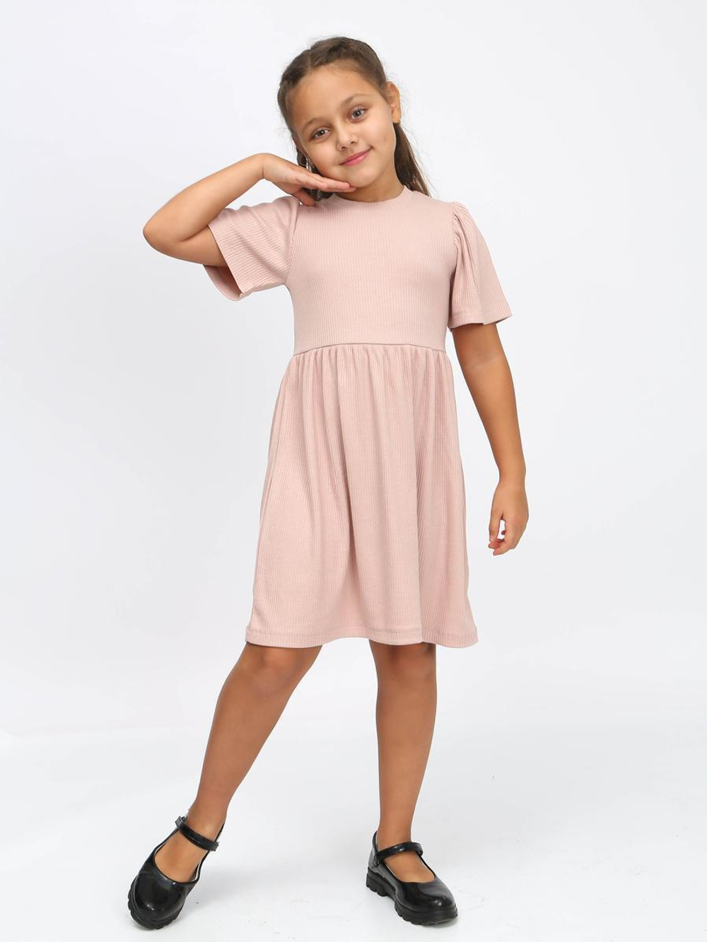 Платье "Илма-3" бежевый, р.134 (Ивашка)