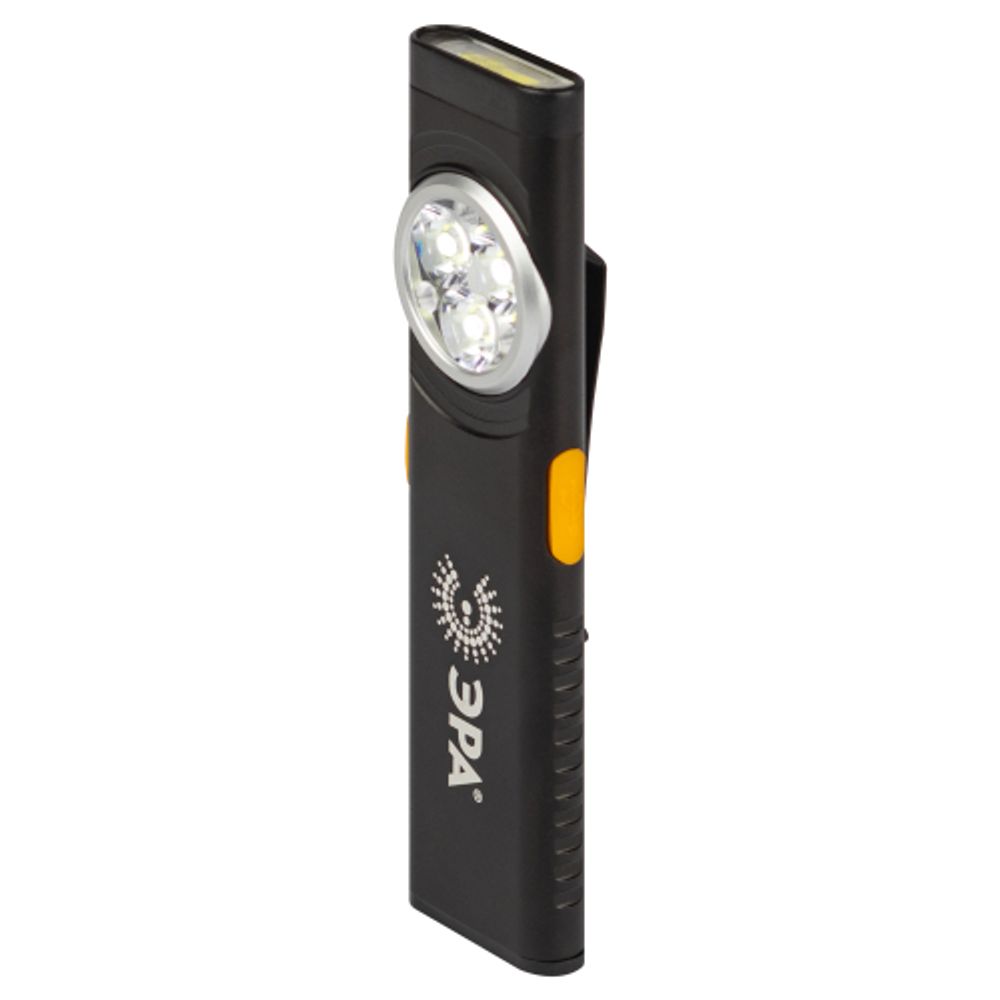 Светодиодный фонарь ЭРА Рабочие Практик RA-707 аккумуляторный 11 режимов магнит клипса турбо режим 10Вт