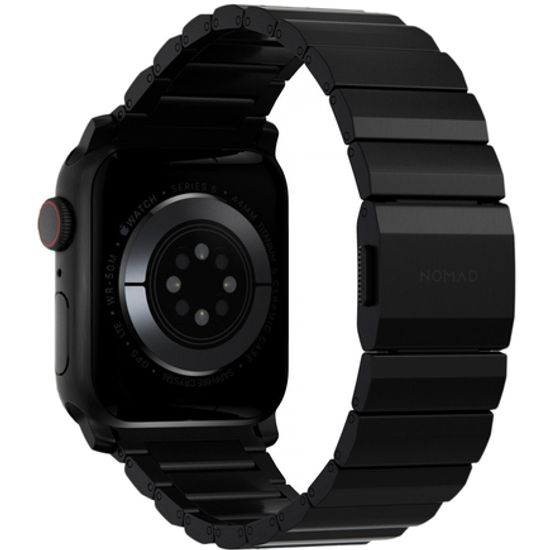 Титановый браслет Nomad для Apple Watch 42, 44, 45 мм и Ultra, черный