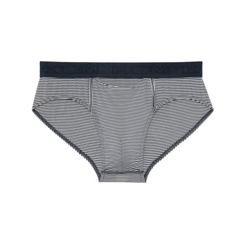 Мужские трусы брифы в темно-синюю полоску HOM SIMON Mini Briefs HO1 359852_4000RA