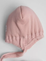 Шапка зимняя для девочки на завязках и снуд