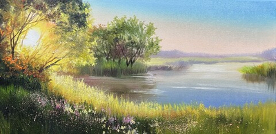 Пейзаж у озера