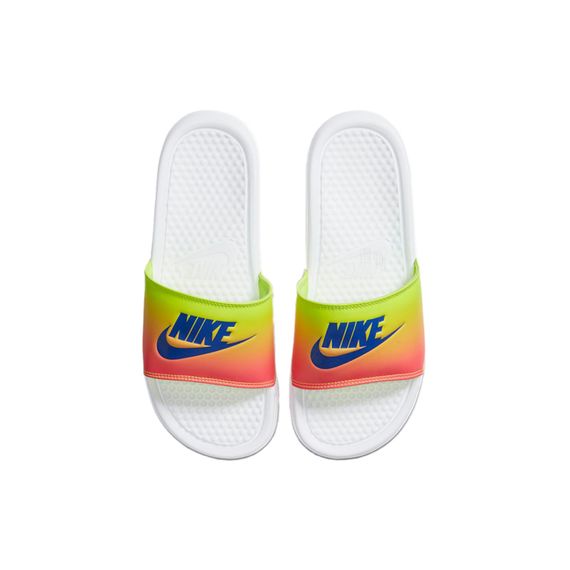 Nike Benassi JDI 'White Red Green Gradient'