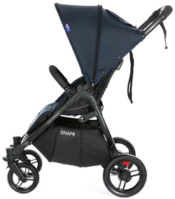 Прогулочная коляска Valco baby Snap 4 с накидкой на ножки Flatt Matt / Deep Blue