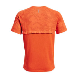 Футболка мужская теннисная Under Armour Men's UA Streaker 2.0 Camo Short Sleeve - phoenix fire/reflective