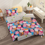 Комплект постельного белья на резинке Сатин Люкс KIDS 100% хлопок CDKR044