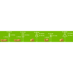 Набор фрез 6,5 мм (5 шт.) для фрезера Greenworks, Арт.2953207