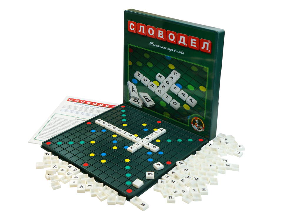 Игра настольная "Словодел" (пластм.)
