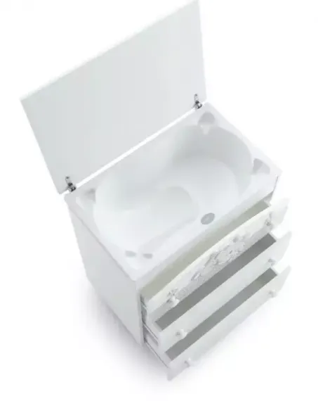 Пеленальный комод Erbesi Charly/Ivory