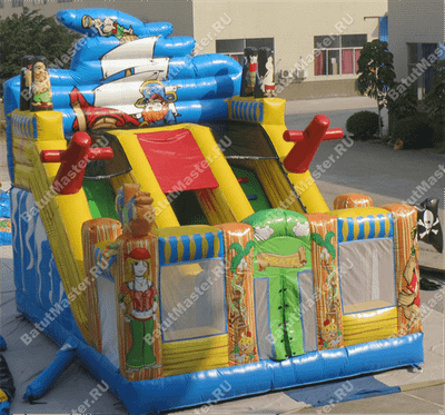 Коммерческий надувной батут "Пиратская радость"