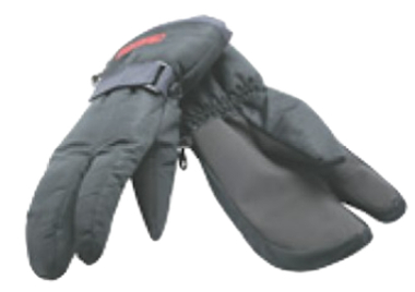 Варежки Alaskan Two Fingers 5000мм Чёрные AWGTF -