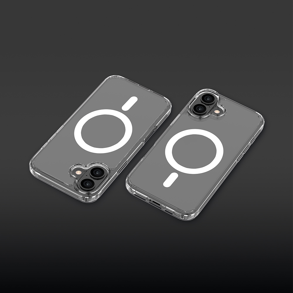 Чехол Gel Сrystal MagSafe для Apple iPhone 16, прозрачный