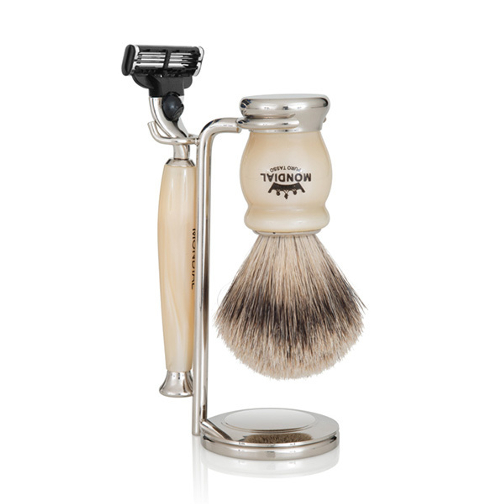 Бритвенный набор цвет айвори Mondial KRON-PR-HAM-II-M3