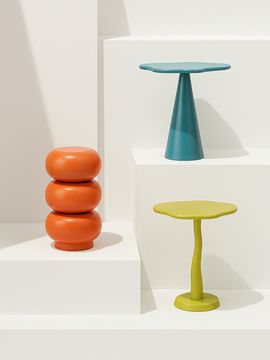 Столик приставной fluid, 56х49 см, лайм