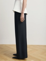 Молочный корсетный топ из атласа "Muse Blanc"