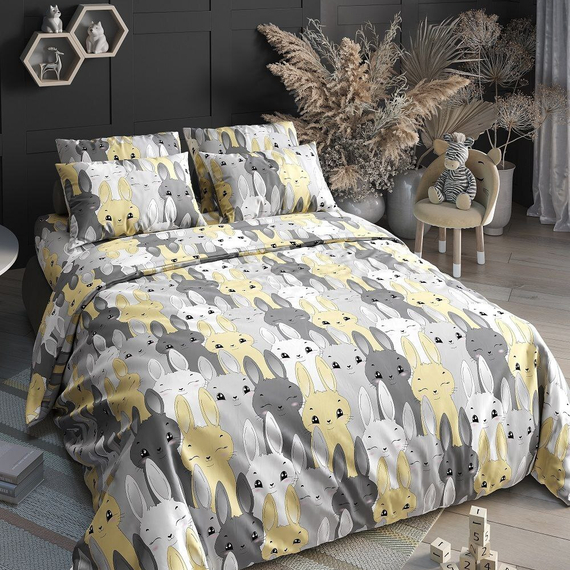 Поплин &quot;Ушастики&quot; | ш.150 см | 115 г/м² | хлопок-100%