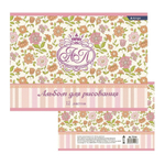 Альбом для рисования Alingar, формат А4, 12 листов, офсет, серия "Цветочный орнамент"