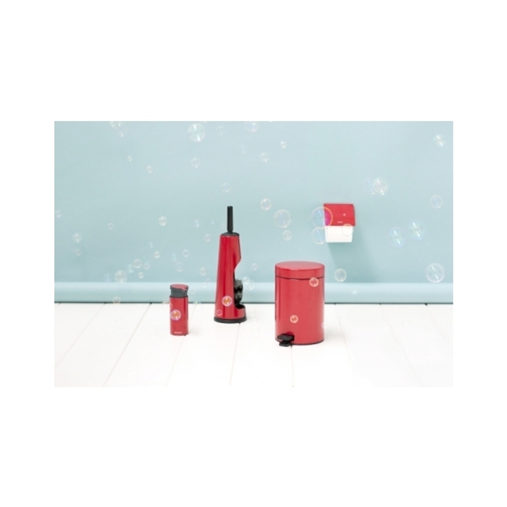 Ведро для мусора Brabantia пламенно-красное 20л общий вид